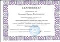 Сертификат о итоговом выступлении в гостевых встречах педагогов ДОО 